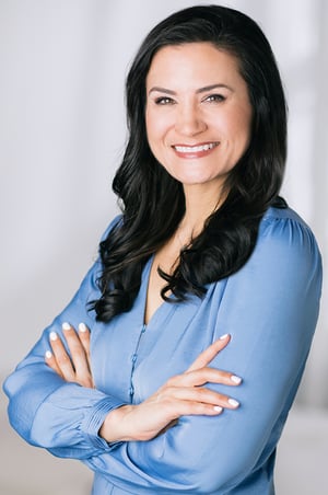 Susan Biali blue shirt crop